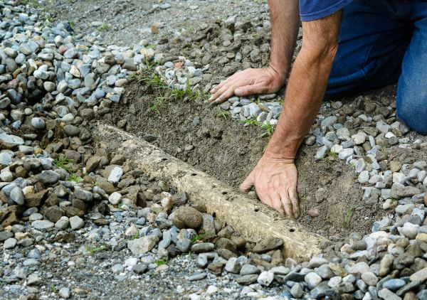 French Ditch Installation in Newark
