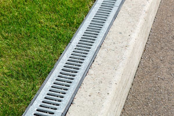Courtyard Drain Installation in Newark