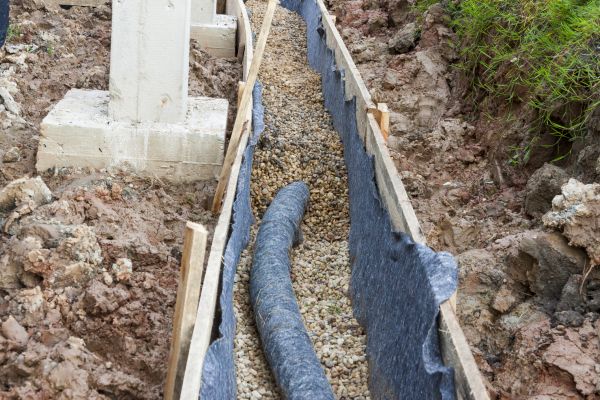 French Drain Installation in Newark